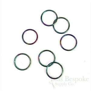 Rainbow Metal Rings for Lingerie-Making