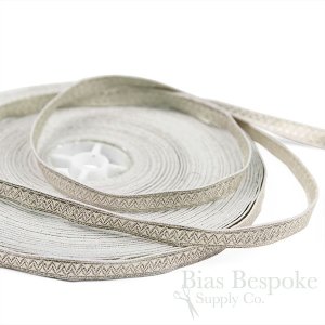 DIAZ Narrow Bullion Braid Trim with Chevron Pattern