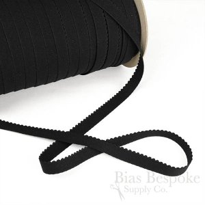 LYRA 14 Picot-Edge Plush Lingerie Elastic, Made in Italy