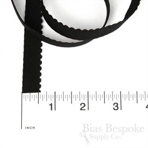 LYRA 14 Picot-Edge Plush Lingerie Elastic, Made in Italy