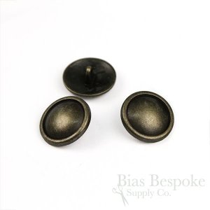 CORDOVA Antique Brass Shank Buttons, Made in Italy