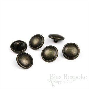 CORDOVA Antique Brass Shank Buttons, Made in Italy