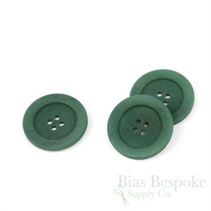 GAGE Chic Dark Green Corozo Buttons, Made in Italy