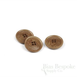 STROM Caramel Brown Corozo Suit and Overcoat Buttons, Made in Italy