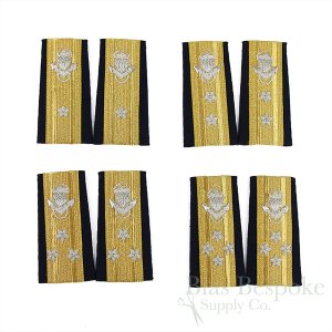 United States Coast Guard Admiral Enhanced Hard Shoulder Boards