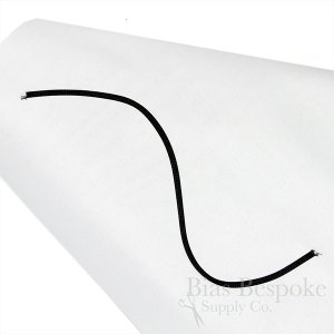 1/4" Wide High Density Black & White Rigilene Sew-Through Polyester Boning