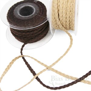 BOONE Braided Leather-Like Cord, Made in France