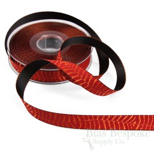 STEM Three-Color Fern-Painted Satin Ribbon, 5/8" Width