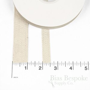 CAMBRIA 100% Linen Herringbone Ribbon Tape