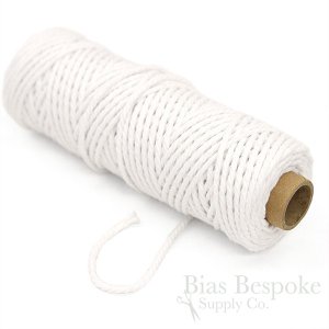 GWINN'S FRIEND Twisted White 2.5mm Cotton Cording