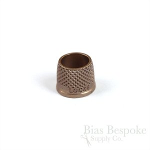 LOCKE Bronze Open End Tailor's Thimbles, Made in New Zealand