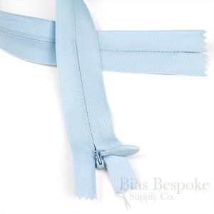 12" Invisible Size #5 Closed End Zippers, Bias Bespoke Brand