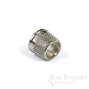 LOCKE Nickel-Plated Bronze Open End Tailor's Thimbles, Made in New Zealand