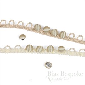 MAGGIE Rigid Loop Trim for Tiny Button Closures