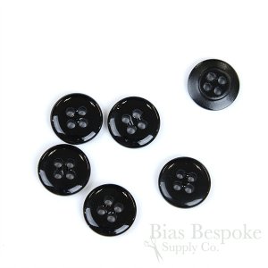 DUKE GLOSS Premium Corozo Suspender Buttons, Made in Italy
