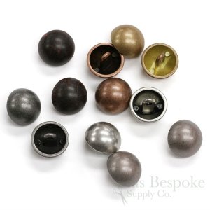 CORVINUS Classic Dome Buttons in Four Colors, Made in Italy