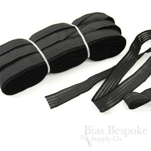 3/4" Wide Semi-Sheer Elastic, Made in Poland