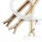 24" Transparent Invisible Zippers with Silver Pullers, Size #3, Bias Bespoke Brand