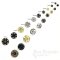 KO Sew On Metal Snaps, Size 3 (14mm)