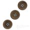 Classic Coffee Brown Corozo Overcoat Buttons, Made in Germany
