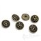 CARISMA Antique Brass Rimmed Filigree Buttons