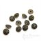 CARISMA Antique Brass Rimmed Filigree Buttons