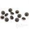 NIXI Antique Brass Spirograph Filigree Buttons