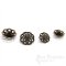 NIXI Antique Brass Spirograph Filigree Buttons