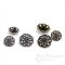 NIXI Antique Brass Spirograph Filigree Buttons