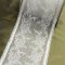 7" Wide White Jacobean Floral Lace Trim (Dyeable), Made in France