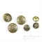 SLOCUM Antique Gold Sailing Ship Buttons, Made in France