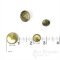 SLOCUM Antique Gold Sailing Ship Buttons, Made in France