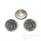 LIONHEART Detailed Antique Silver Coat of Arms Buttons, Made in France