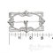 Delicate Stamped Fleur-de-lis Belt Buckle, Made in France