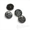BASFORD Black Nickel Coat of Arms Buttons
