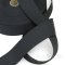 1 5/8" Wide Stiff Petersham Black Non-Roll Waistbanding, Made in Poland