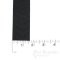 1 5/8" Wide Stiff Petersham Black Non-Roll Waistbanding, Made in Poland