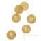 HIRO Sharp Butterscotch Blonde Real Horn Overcoat Buttons, Made in Germany