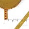 CALDARA 3/4" Metallic Gold Trim with Satin-Stitch Dots
