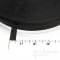 1/2" Wide Low Density Black & White Rigilene Sew-Through Polyester Boning