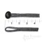Simple, Minimalist Felt Toggles with Buttons, Made in Italy