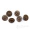 ANANSI Spider on a Web Antique Brass Buttons, Made in France