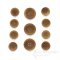 GAGE Chic Spice Brown Corozo Suit and Overcoat Buttons, Made in Italy
