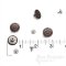 17mm Decorative Antique Copper Jeans Buttons