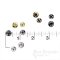 KO Sew On Metal Snaps, Size 0 (10mm)