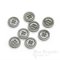 SFORI Classic Medium Gray Lacquered Corozo Suit and Overcoat Buttons, Made in Italy