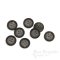 ROSS Double-Matte Brown Black Buttons for Suits and Coats, Made in Italy