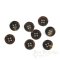 ELLIS Dark Reddish Brown Genuine Horn Suit Buttons, Made in Germany