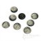 Gray 3-Hole Stone-Effect Suit Buttons, Made in Germany