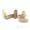 Small Tan Buffalo Horn Toggle Buttons, Made in Italy